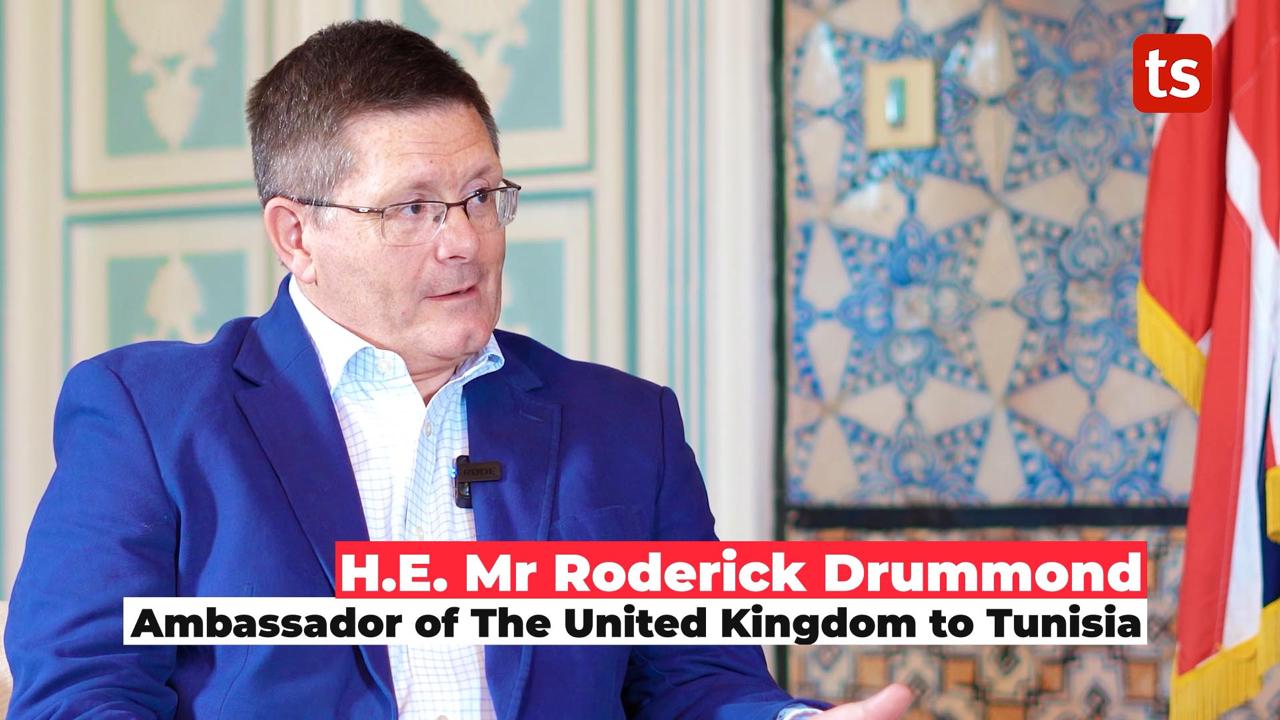 S.E. Roderick Drummond ambassadeur du Royaume-Uni : La Tunisie unit la force de ses racines à l'élan du futur
